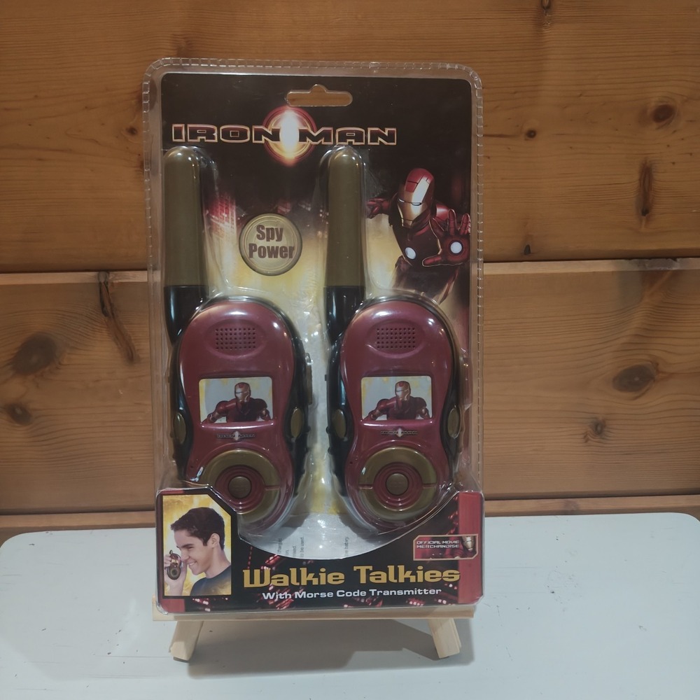 Marvel Iron Man Walkie Talkie Set 2008 Brand New Sealed Official Movie Merch C3